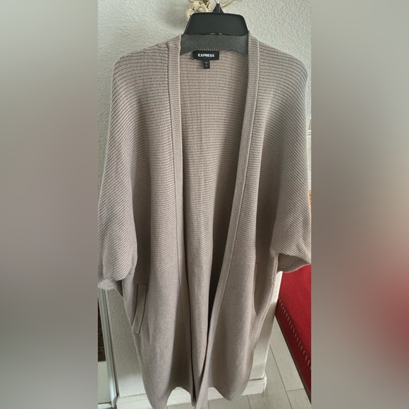 Cozy Ribbed Knit Open-Front Cardigan - Picture 3 of 4